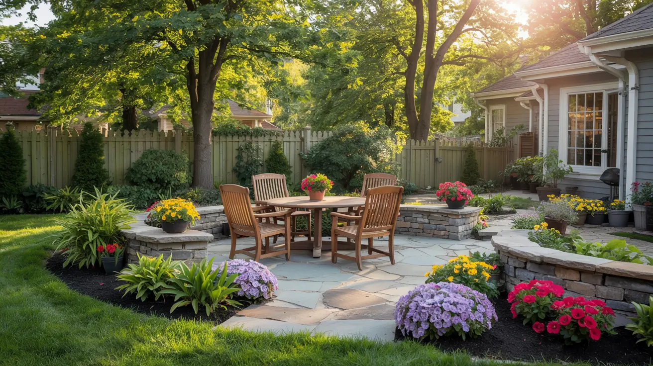 Complete backyard landscaping makeover