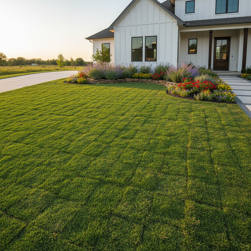 Residential Landscaping & New Sod Installation in Forney, TX