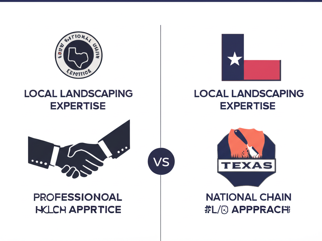 Groundhogs Services vs Yellowstone Landscape: Local DFW Expertise vs National Chain