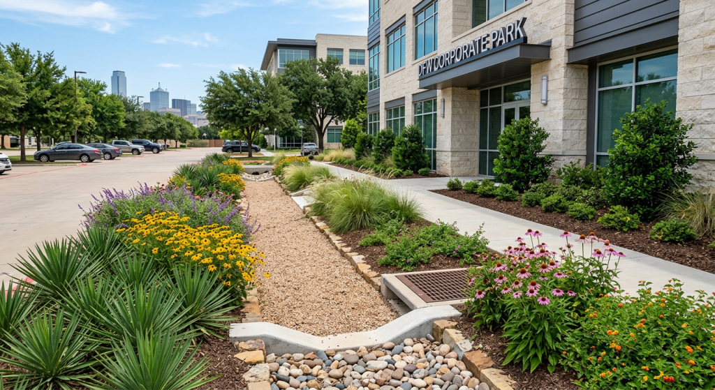 Rock landscaping