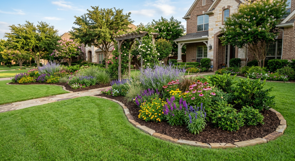 Garden landscaping