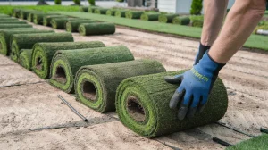 Sod installation